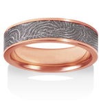 6mm Damascus Shotgun Barrel Wedding Band