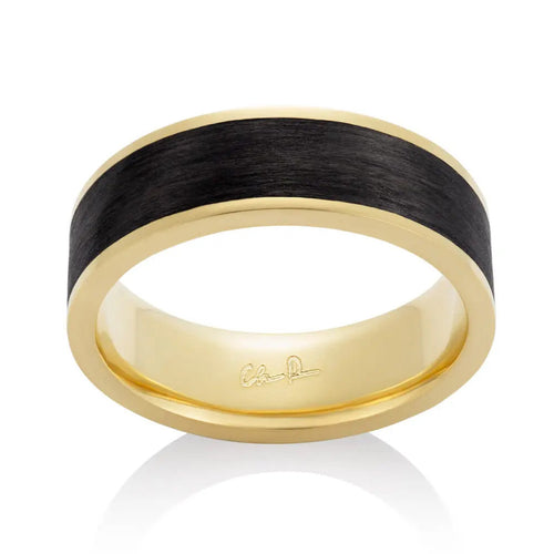 6mm Carbon Fiber Wedding Band