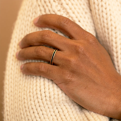 2.5mm Carbon Fiber Wedding Band Image 2