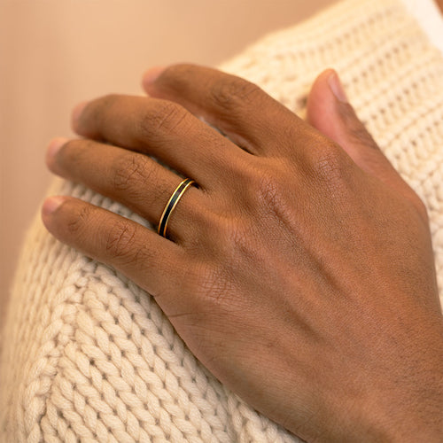 2.5mm Carbon Fiber Wedding Band Image 2