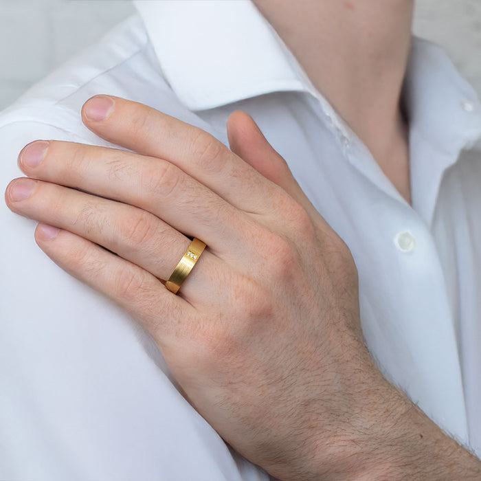 5.5mm Diamond Wedding Band