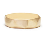 Soft Facets Wedding Band