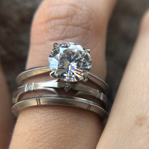 Rose Wedding Band Image 2