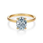 Baxter Hidden Halo Engagement Ring Setting