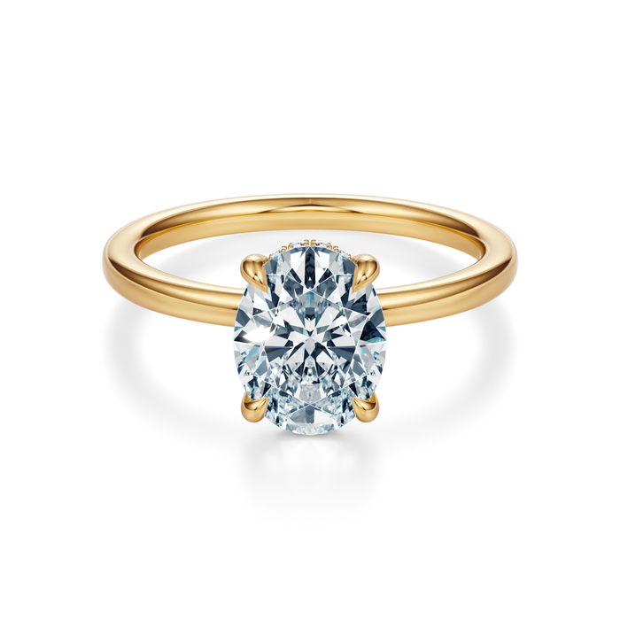 Baxter Hidden Halo Engagement Ring Setting