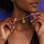 Emerald Pear Shape Pendant