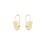 Sun Halo Drop Earrings