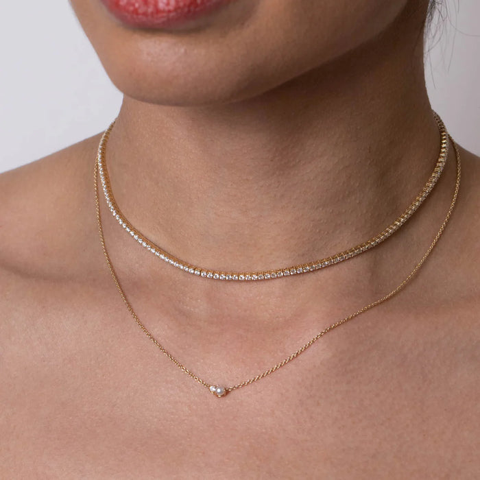 Pearl & Diamond Necklace
