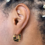 Kerela Mini Creole Reversible Hoop Earrings