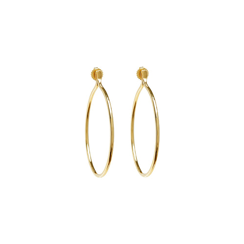 Seamless Illusion Hoop Earrings