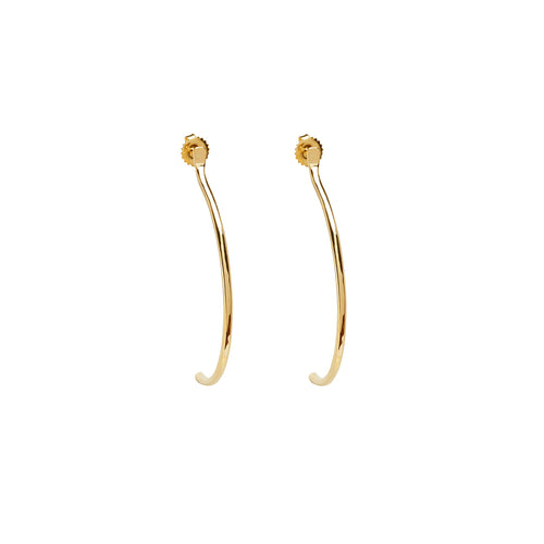 Crescent Hoop Earrings