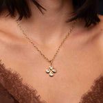 Rosemary Diamond Cross Charm Pendant