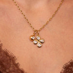 Rosemary Diamond Cross Charm Pendant