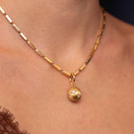 Petra Scattered Diamond Egg Charm Pendant