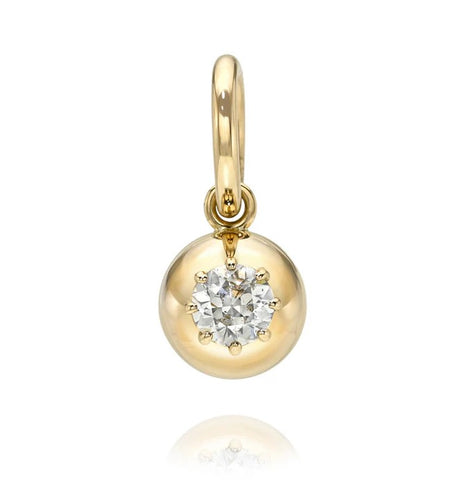 Lola Old Euro Diamond Charm Pendant