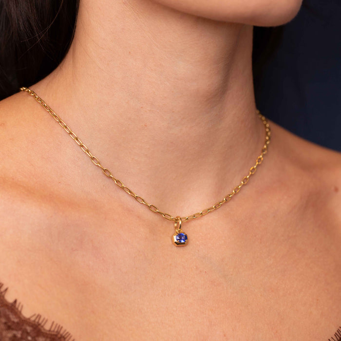 Lola Sapphire Charm Pendant