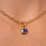 Lola Sapphire Charm Pendant