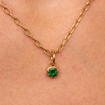 Lola Emerald Charm Pendant