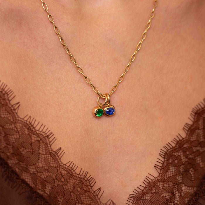 Lola Emerald Charm Pendant