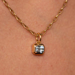 Lola Aquamarine Charm Pendant