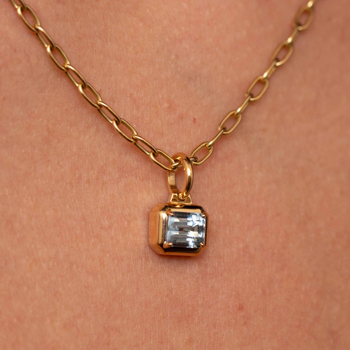 Lola Aquamarine Charm Pendant