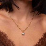 Lola Aquamarine Charm Pendant