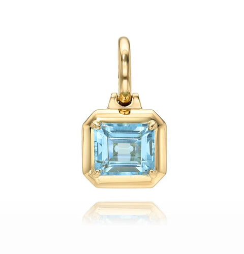 Lola Aquamarine Charm Pendant
