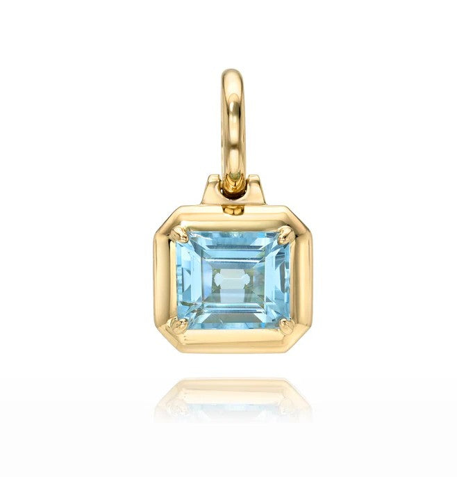 Lola Aquamarine Charm Pendant