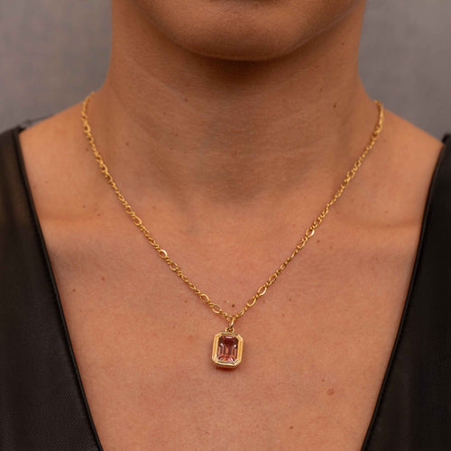 Pink Tourmaline Ceres Charm Image 2