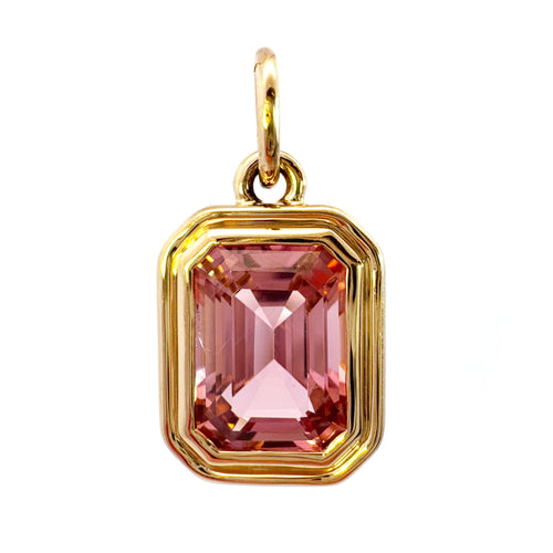 Pink Tourmaline Ceres Charm