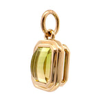 Bi-Color Yellow and Green Tourmaline Ceres Charm