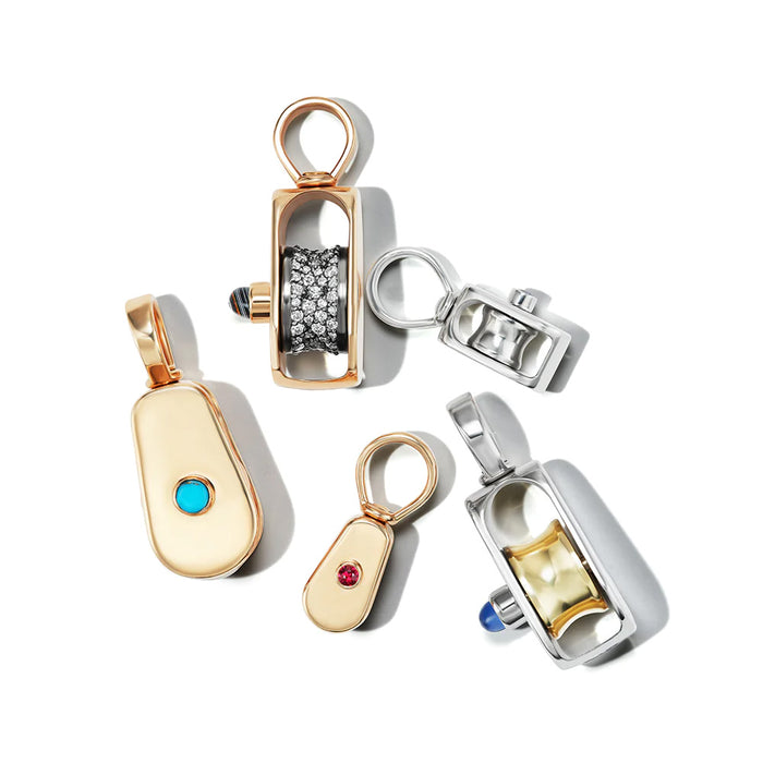 Diamond Baby Pulley Charm