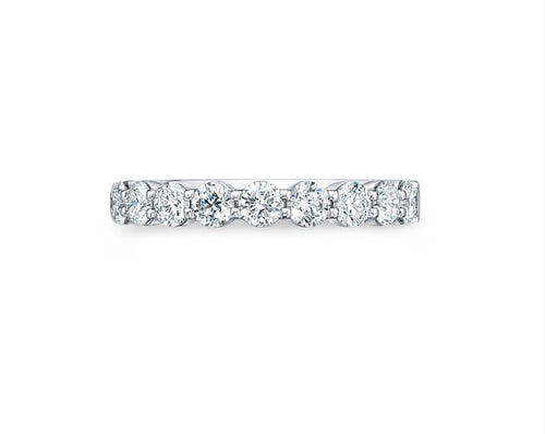 1.11tcw Serena Half Diamond Eternity Band