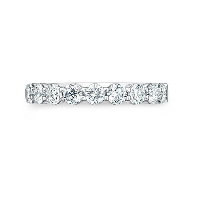 1.11tcw Serena Half Diamond Eternity Band