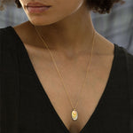 Rainbow Plume Pendant Necklace