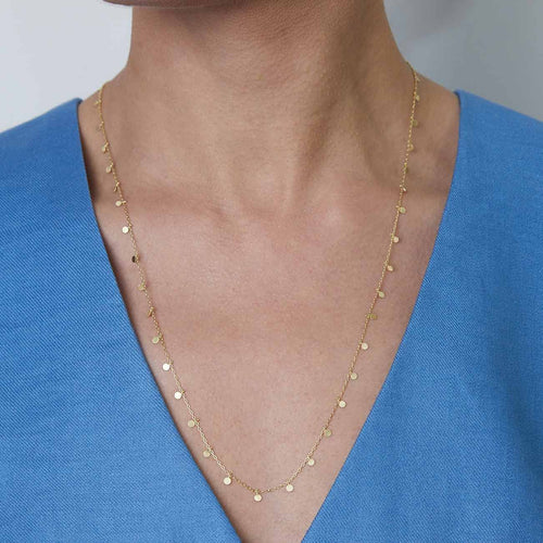 Long Dot Necklace Image 2