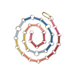 Silver Tile 29 Link Chain