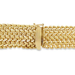 Wide Woven Collar Necklace