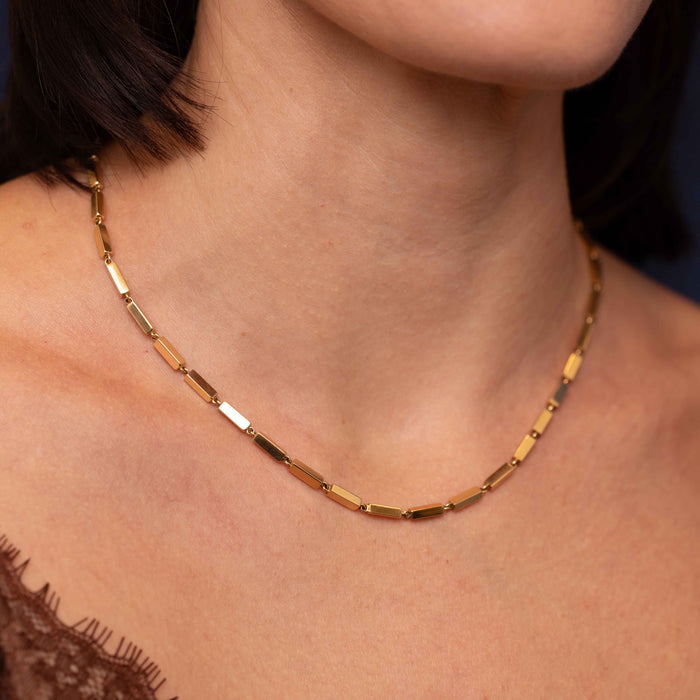 Mini Giana Full Bar Link Necklace