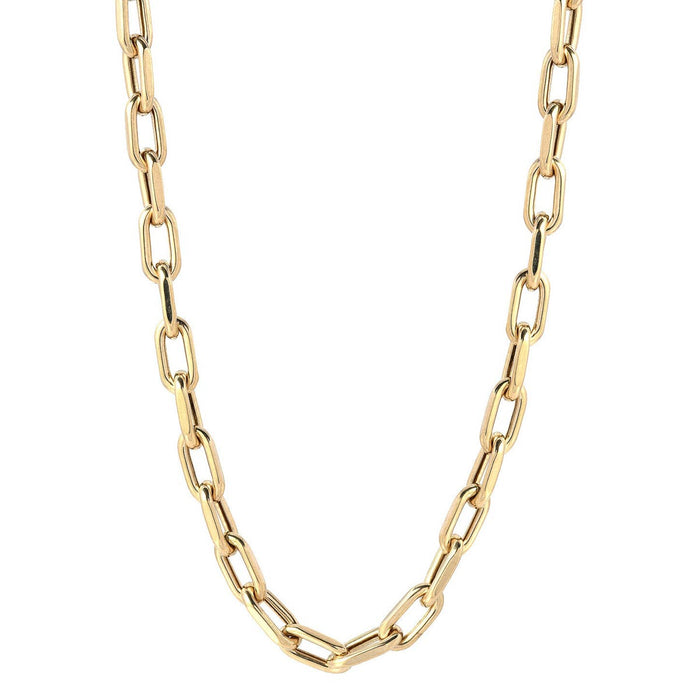 Mica Oval Link Chain Necklace