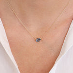 Lavender Spinel Pendant Necklace