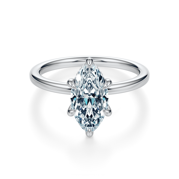 Baxter Hidden Halo Engagement Ring Setting