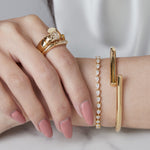 6.75" Oera Hinged Bangle