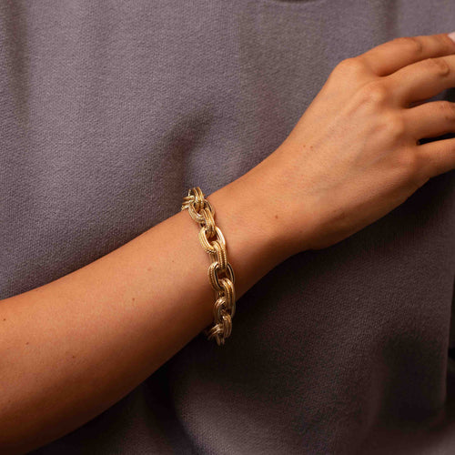 Fancy Oval Chain Bracelet Image 2