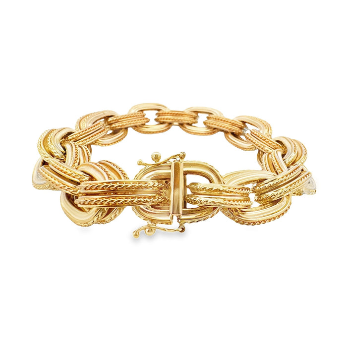 Fancy Oval Chain Bracelet