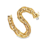 Fancy Oval Chain Bracelet