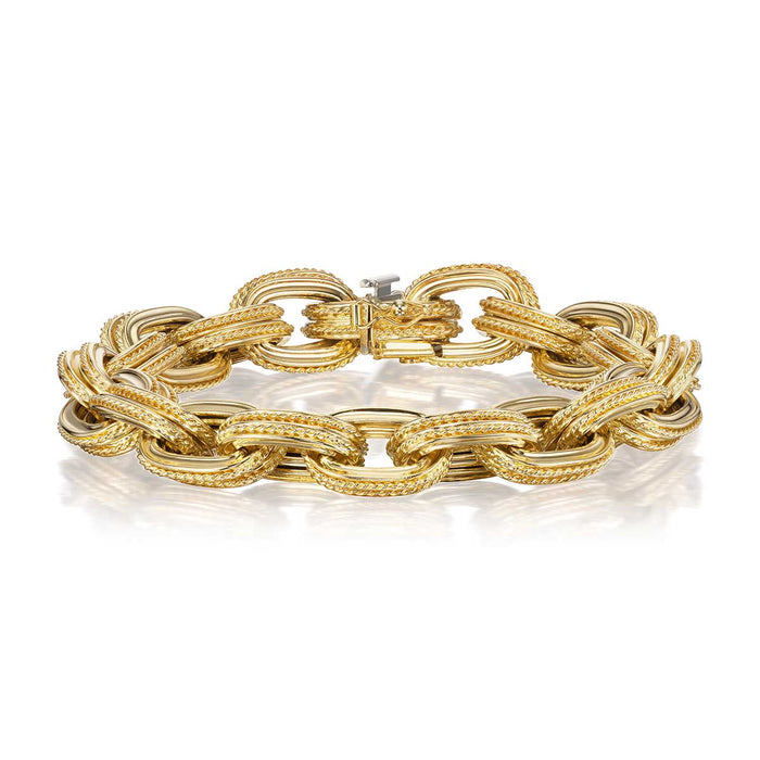 Fancy Oval Chain Bracelet