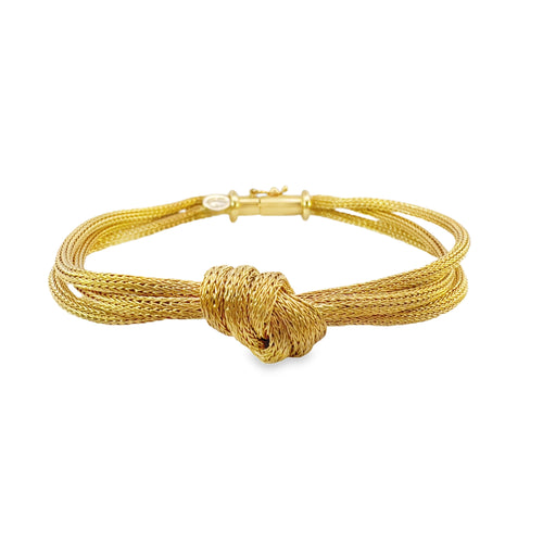 Knotted Wheat Chain Bracelet