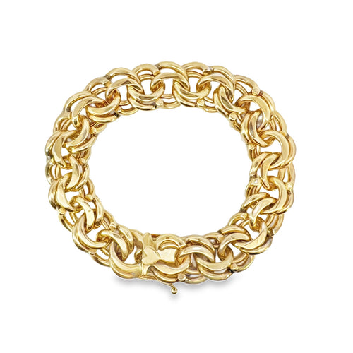 Double Curb Chain Bracelet