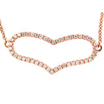 Diamond Heart Ankle Bracelet